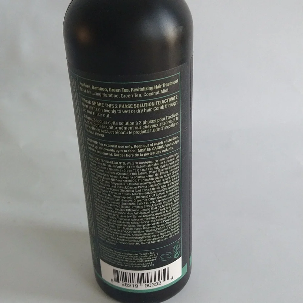 NEW! Tweak'd by Nature Revitalizing Hair Treatment Mist Large 16 oz
